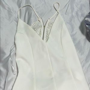 Ivory low cut bodysuit✨